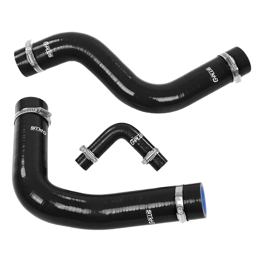 G-PLUS Radiator Silicone Hoses Compatible with Ford Mustang 1964 1965 1966 1967 1968 Black