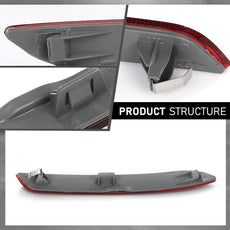 G-PLUS Bumper Reflector Right for BMW F10 5-Series M Package 2011-2016 Red Product Features