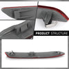 G-PLUS Rear Right Bumper Reflector Compabile with F10 5-Series M Package 2011-2016 63147842956 Red Passenger Side