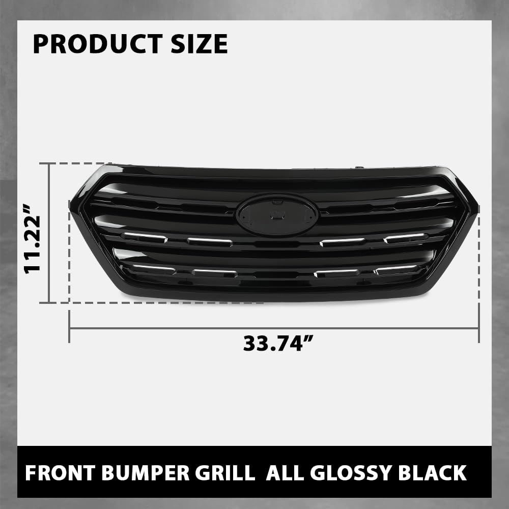 G-PLUS Front Lower Grille Intake Cover Compatible with Subaru Outback 2018-2019 57731AL49A