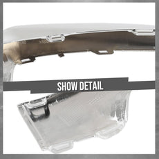 G-PLUS Bumper Face Bar Trims 2PCS for Benz E550 2014-2017 Silver Additional Angle