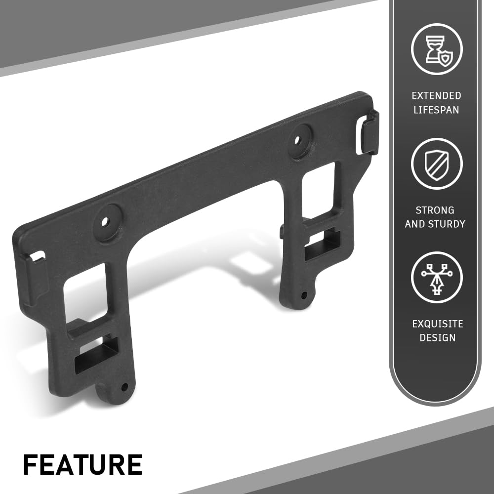 G-PLUS Front License Plate Bracket Holder Mounting, Compatible with Ford Mustang Bullitt/Mach 1/ GT/EcoBoost 2018-2023, JR3Z17A385AA, FO1068169