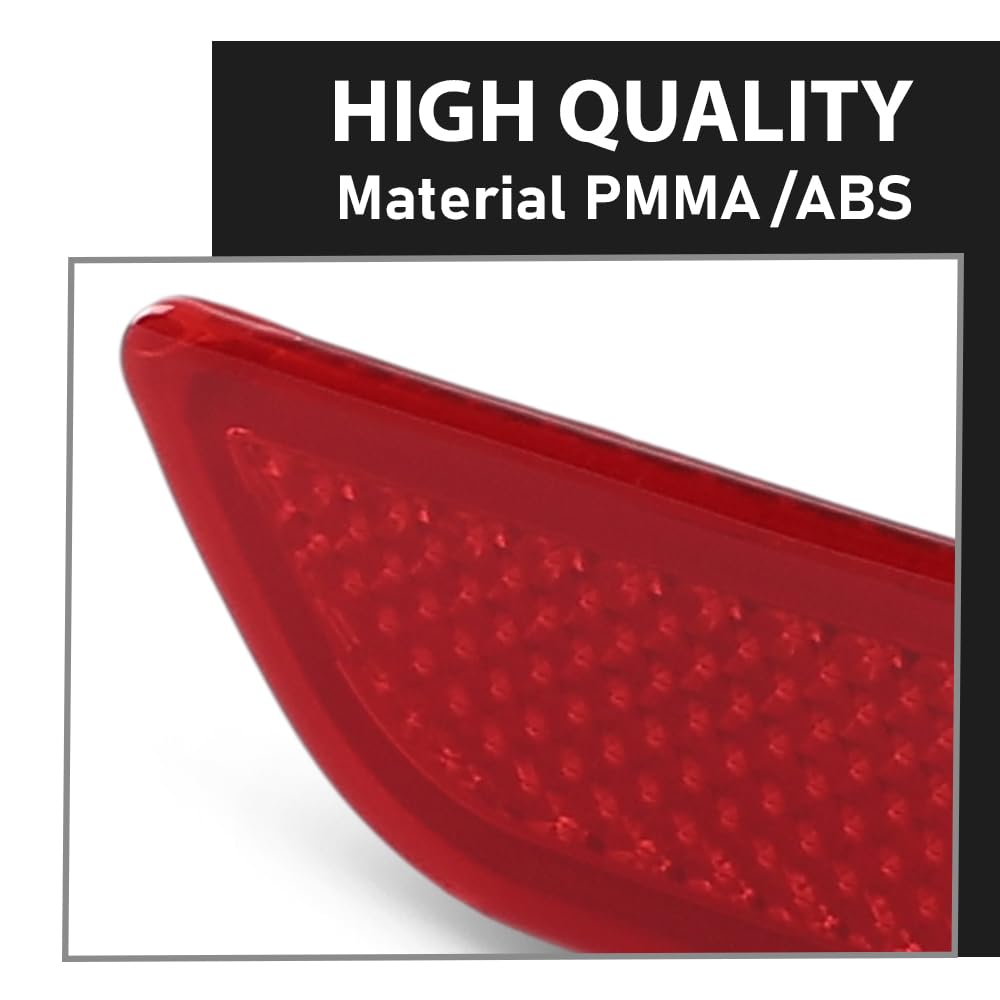 G-PLUS Rear Left Bumper Reflector, Compatible with BMW 4-Series 428i 430i 435i 440i 2014-2020 with M Package, Driver Side, BM1184107, 63147847233