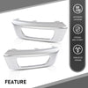 G-PLUS Front Right&Left Bumper Fog Light Trim Pair Compatible with Land Rover Range Rover Sport 2014-2017