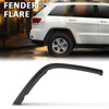 G-PLUS Rear Right Passenger Side Compatible with Jeep Grand Cherokee 2011-2021 Wheel Opening Molding Arch Trim 1MP34RXFAH Black