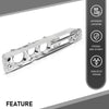 G-PLUS Dash Bezel Compatible with 1965 Chevy Chevelle El Camino with A/C Silver