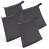 G-PLUS Rear Spoiler Wing Stiffi Support Stabilizer Compatible with Subaru Impreza WRX STi 2002-2007 Black 4 PCS ABS Plastic