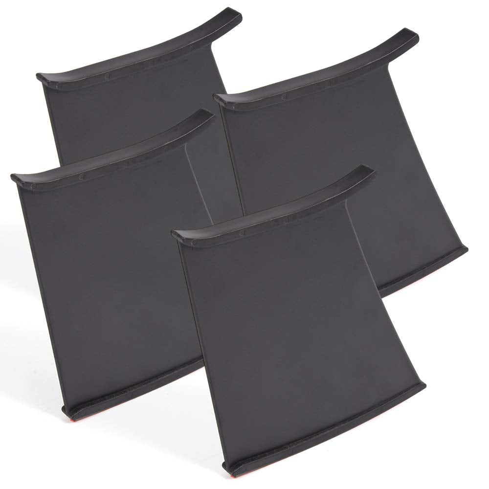 G-PLUS Rear Spoiler Wing Stiffi Support Stabilizer Compatible with Subaru Impreza WRX STi 2002-2007 Black 4 PCS ABS Plastic
