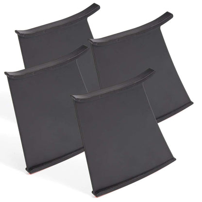 G-PLUS Rear Spoiler Wing Stiffi Support Stabilizer Compatible with Subaru Impreza WRX STi 2002-2007 Black 4 PCS ABS Plastic