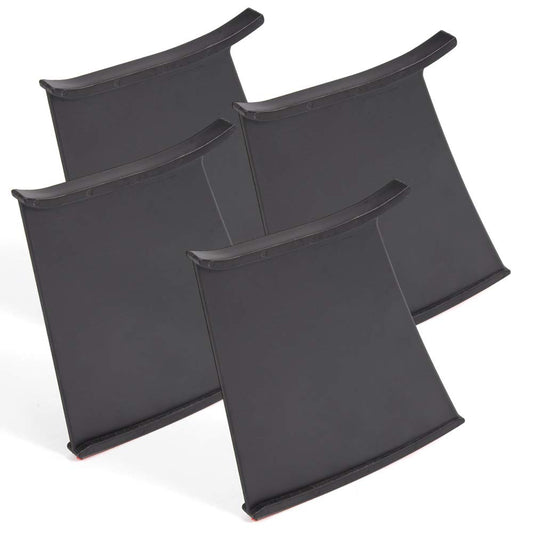 G-PLUS Rear Spoiler Wing Stiffi Support Stabilizer Compatible with Subaru Impreza WRX STi 2002-2007 Black 4 PCS ABS Plastic