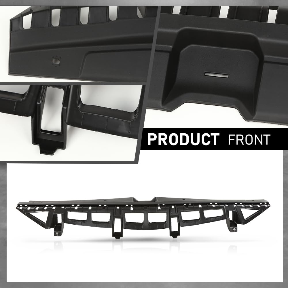 G-PLUS Upper Radiator Support Sight Shield Panel Cover Compatible with Hyundai Accent 2018-2022 Black
