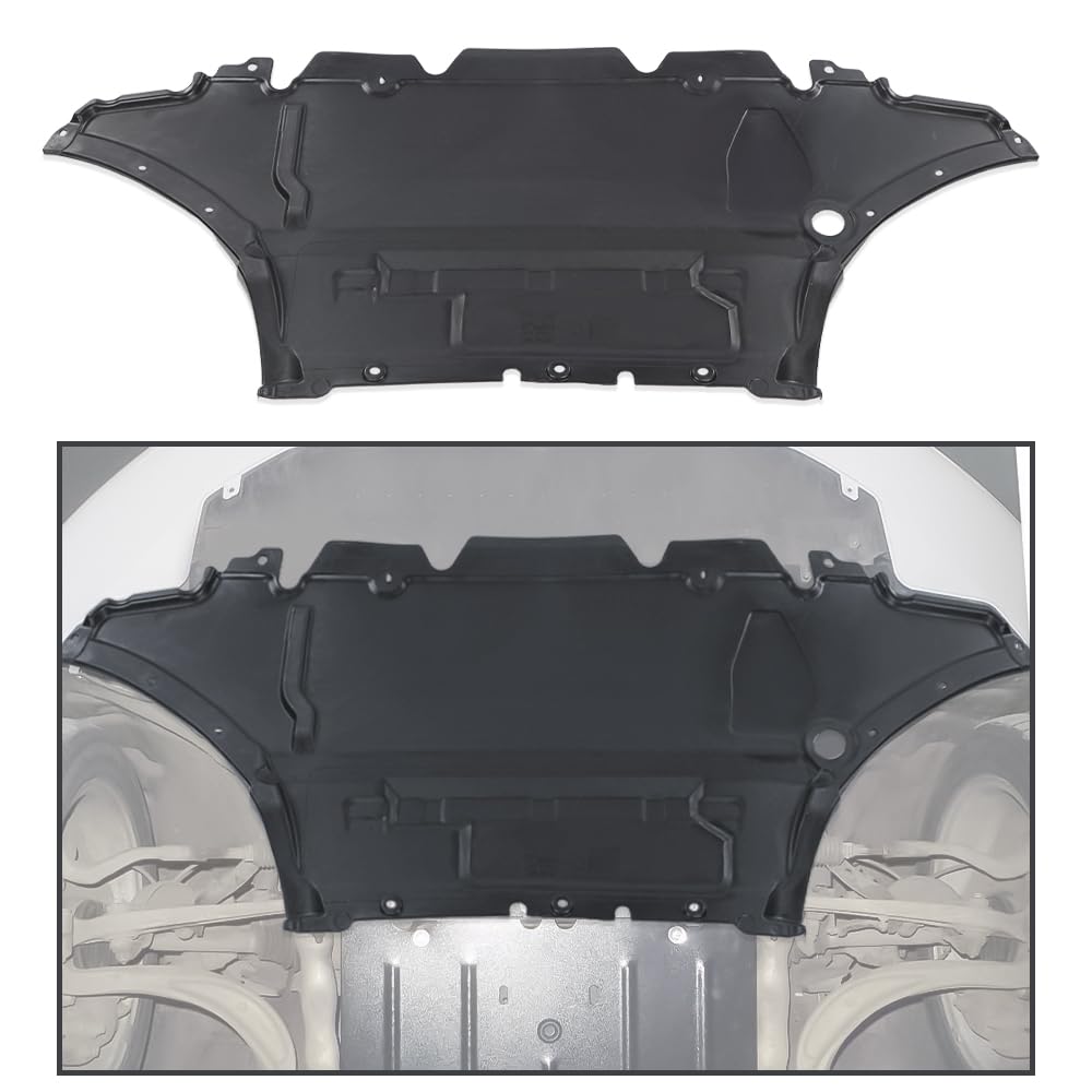 G-PLUS Front Engine Splash Shield Compatible with 2009-2012 Audi A4 Quattro A4 for at Models 8K0863821AF AU1228119