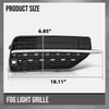 G-PLUS Front Right Fog Light Hole Cover Compatible with Volvo XC90 2016 2017 2018 2019 313830457, VO1039108 Chrome Black