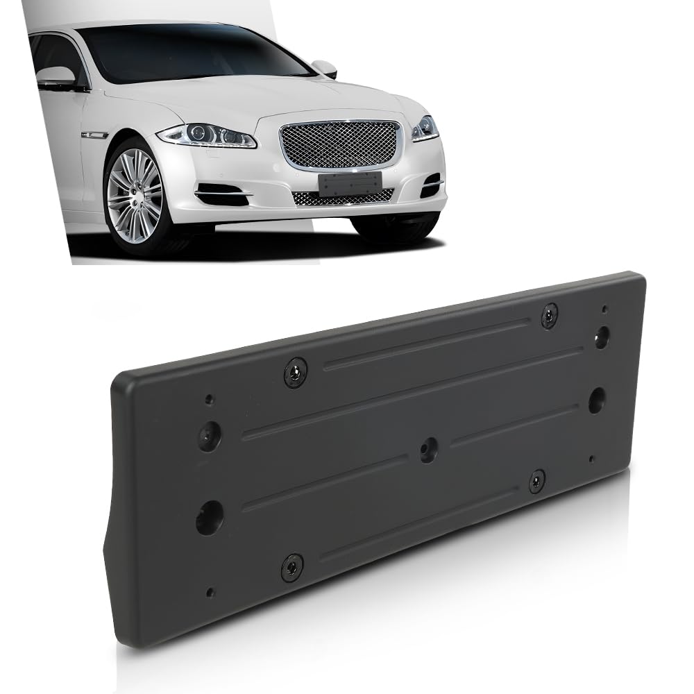 G-PLUS Front License Plate Mounting Holder Bracket Compatible with Jaguar XJ 2010-2019 C2D30836