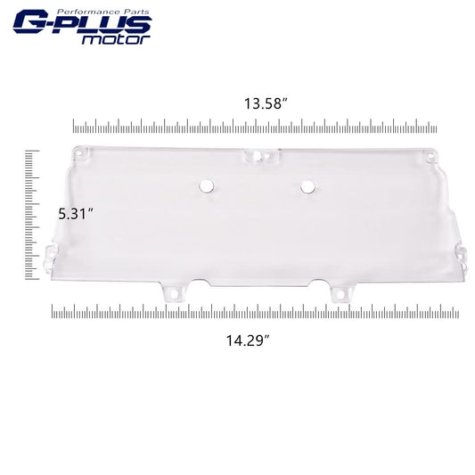 G-PLUS Dash Board Lens Cover Compatible with 1992-1996 F150 Dash Clear Lens Cover Dashboard Instrument Cluster Gauge Cover Lens