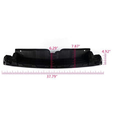 G-PLUS Lower Bumper Grille for Toyota Prius 2010-2011 Black ABS Front View
