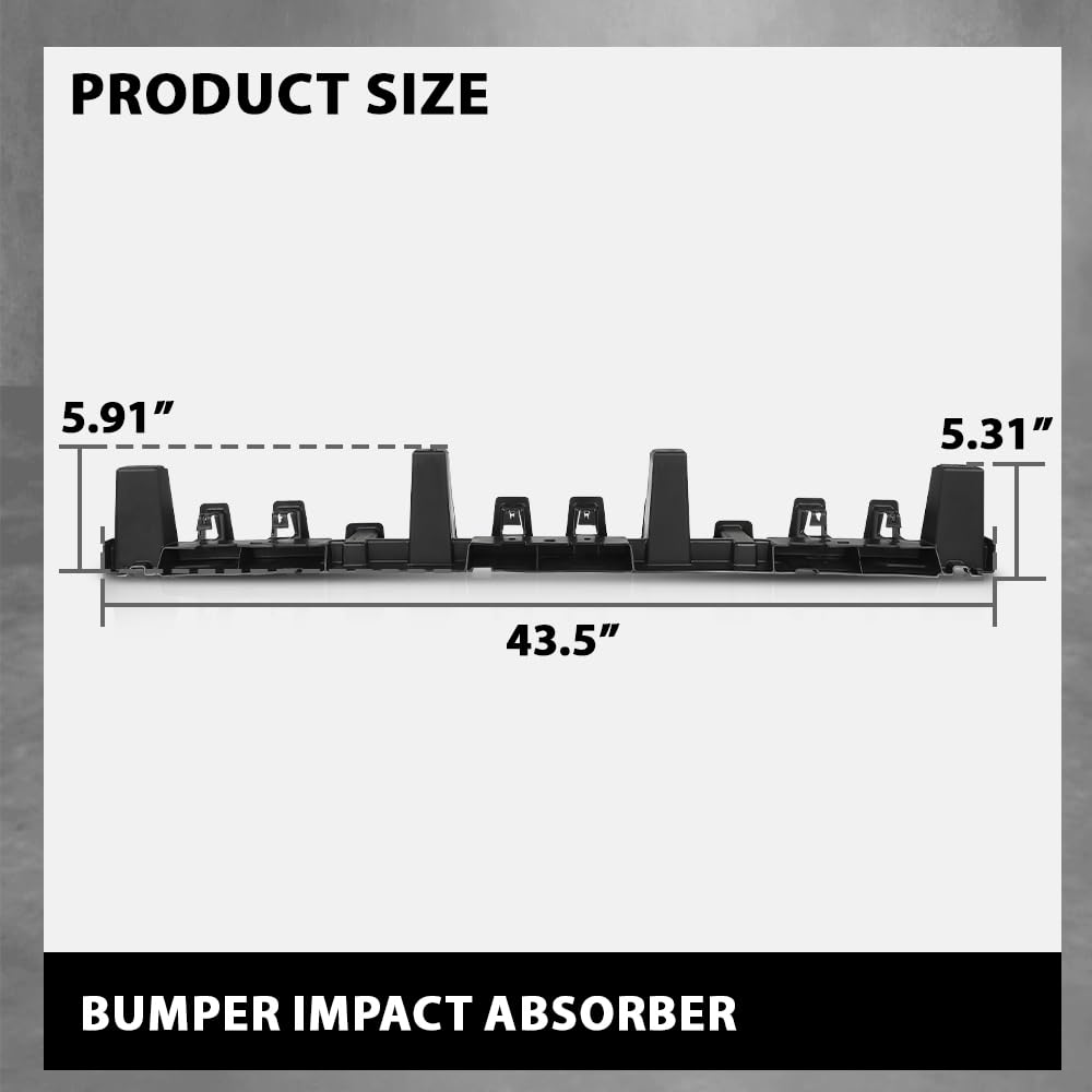 G-PLUS Rear Bumper Impact Absorber Compatible with Jeep Grand Cherokee 2011-2021,Compatible with Dodge Durango 2011-2021 57010724AE
