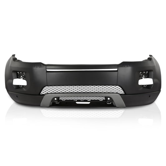 G-PLUS Front Bumper Cover Compatible with Rover Range Rover Evoque 2012-2015, w/o Camera Hole, w/Head Light Washer Holes, 101-59170C, RO1000141, LR072259, LR036137, LR064613, Black