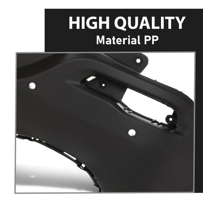 G-PLUS Rear Bumper Cover Fascia, Compatible with Jeep Cherokee 2014-2018, Fit Models with Park Assist Sensor Holes, CH1100A03, 187-01816E