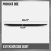 G-PLUS Extension Side Skirt Compatible with BMW F32 F33 F36 4 Series 2014 2015 2016 2017 2018 2019 2020 Gloss Black