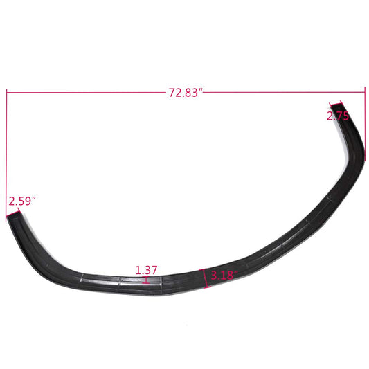 G-PLUS Front Bumper Lip Spoiler Splitter Compatible with Chevy Camaro 1993-1997 Polyurethane Aero Style Unpainted Black