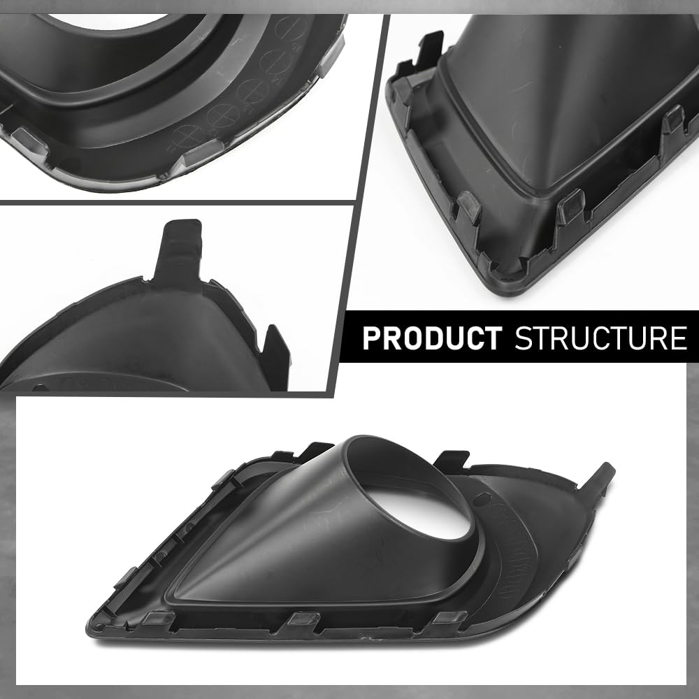 G-PLUS Fog Light Bezel Cover Left Driver Side Compatible with Subaru Forester 2.5i Model 2014-2016,Not Fit XT Models,Not Fit Forester 2.0XT Model 57731SG030, SU1038108
