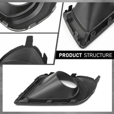 G-PLUS Fog Light Bezel Cover Set for Subaru Forester 2014-2016 Additional Angle