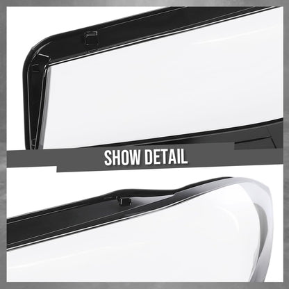 G-PLUS Headlight Lens Cover+Sealant Glue Compatible with BMW 3 Series G20 G21 2023-2024 Left & Right Pair Front Headlamp Lens Cover Clear