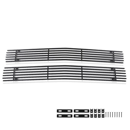 G-PLUS Billet Grille Insert Compatible with Chevy Blazer C/K Pickup Suburban Tahoe 1994-1999 Black