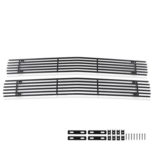 G-PLUS Billet Grille Insert Compatible with Chevy Blazer C/K Pickup Suburban Tahoe 1994-1999 Black