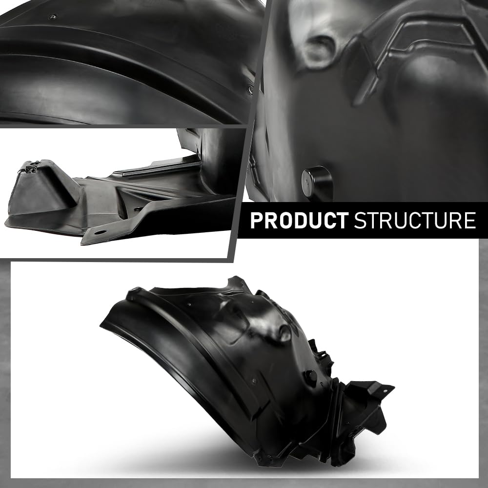 G-PLUS Fender Liner Front, Driver Side Compatible with Benz E250 E300 E350 E400 E550 2126903030, MB1248167