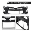G-PLUS Primered Front Bumper Cover Fascia Compatible with Toyota Corolla Sedan 4-Door SE & XSE Models Only 2017 2018 2019, TO1000424, 191275425794