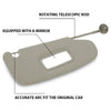 G-PLUS Beige Sun Visor LH Driver & RH Passenger Side 1 Pair Compatible with 2002-2009 Dodge Ram 1500 2500 3500 (Only the Passenger Side with a Mirror)