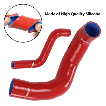 G-PLUS Red Fuel Hose Complete Kit Compatible with Jeep CJ5 CJ6 1970 1971 1972 1973 1974 1975
