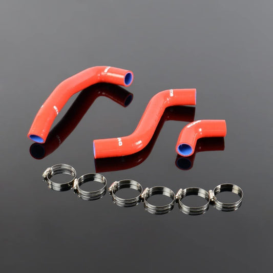 G-PLUS Silicone Radiator Coolant Hose Kit Clamps Compatible With Scion XB XA BB 1NZ-FE/2NZ-FE 2004 2005 2006 2007 Red
