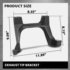 G-PLUS Left Exhaust Tip Bracket for Jeep Cherokee 2019-2021 Close-up View