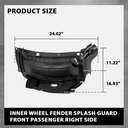 G-PLUS Front Inner Fender Liner Wheel Fender Splash Right Compatible with Audi A7 Sportback 2010-2014,Only Fits Non Facelift Models 4G8853888C