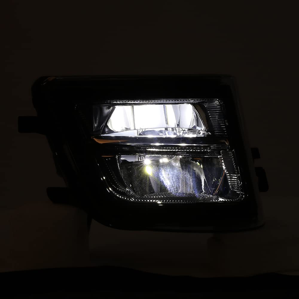 G-PLUS 2x Front Bumper Fog Lights Compatible with BMW 7er Facelift F01 / F02 LCI (ab Baujahr 07/2012) 63177311287, 63177311288 Fog Lamp Accessories neblineros para autos delantero faros antiniebla