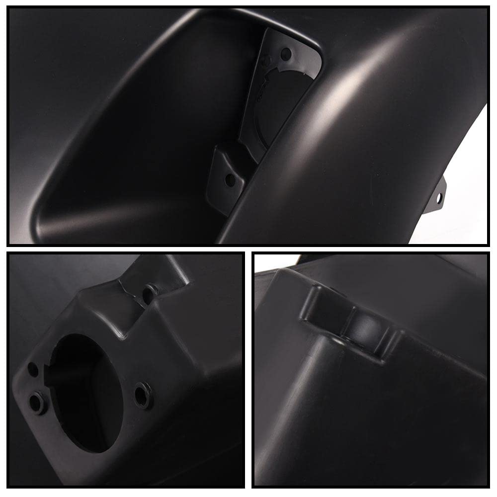 G-PLUS Front Bumper Fog Lights+Front Bumper Raw Black End Cap Compatible with Chevy Silverado 1500 2007-2013
