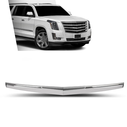 G-PLUS Hood Molding Trim Moulding Chrome Compatible with Cadillac Escalade/ESV 2015-2020, Fit for Models Without Sport Package 22956470, GM1235129