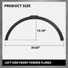 G-PLUS Front Left Fender Flares W/Sensor Hole, Compatible with Range Rover Evoque 2012-2017 LR044280, LR036053