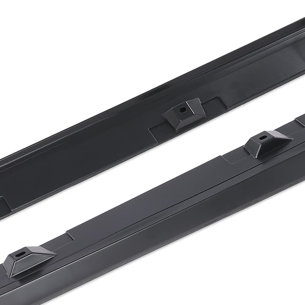 G-PLUS Side Skirt Extensions Compatible with Honda Civic 4 Door Sedan 2016-2019 Side Skirt Extension Rocker Panel Driver Passenger Side Matte Black