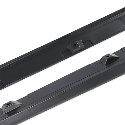 G-PLUS Side Skirt Extensions Compatible with Honda Civic 4 Door Sedan 2016-2019 Side Skirt Extension Rocker Panel Driver Passenger Side Matte Black