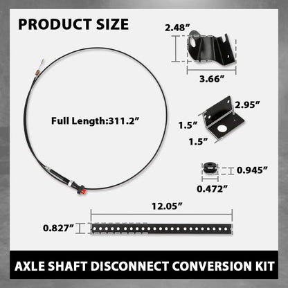 G-PLUS Shaft Disconnect Conversion Kit Compatible with Chevy S10 4WD 1983-2003,Fit S15 Jimmy 4WD 1983-1991 PSL500