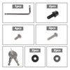 G-PLUS Exterior Side Mounted Gear Storage Box ABS Carrier Compatible With Land Rover Defender 2020 2021