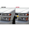 G-PLUS Headlights Assembly Bumper Lights Cover Smoke Compatible with 2004-2012 Chevy Colorado/GMC Canyon.2006 Isuzu i-280/i-350.2007-2008 Isuzu i-290/ i-370 19328954,19328955