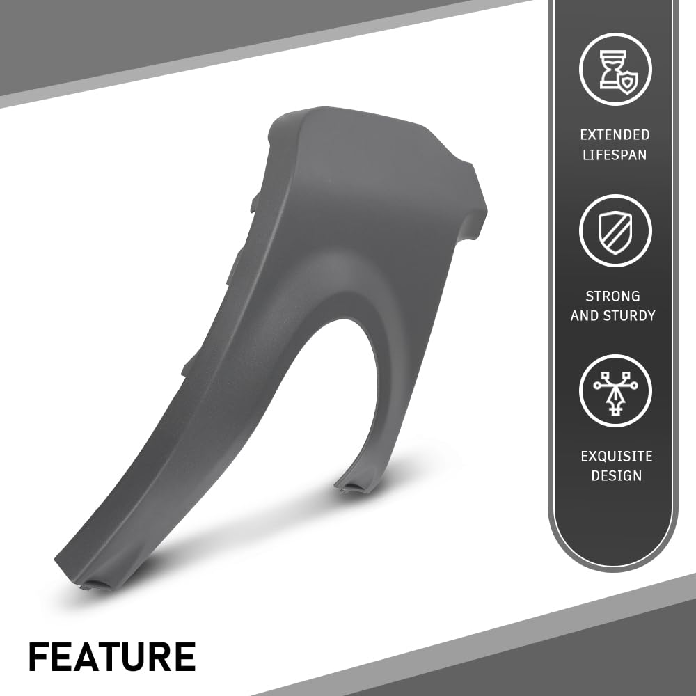G-PLUS Left Rear Exhaust Pipe Towing Hook Cover Trim Compatible with Range Rover Evoque 2012-2018 Without Sport Type