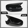 G-PLUS Side Mirror Covers Shell Cap Left and Right Compatible with Dodge Charger SRT 2015-2023 Horn Style Black