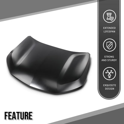G-PLUS Front Hood Panel Compatible with Chevy Trax 2024-2025 42821409 Black