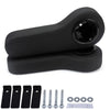 G-PLUS Rear Seat Armrest with Cup Holder Universal Compatible with EZGO/Club Car/Yamaha and Other Golf Cart Models, Black